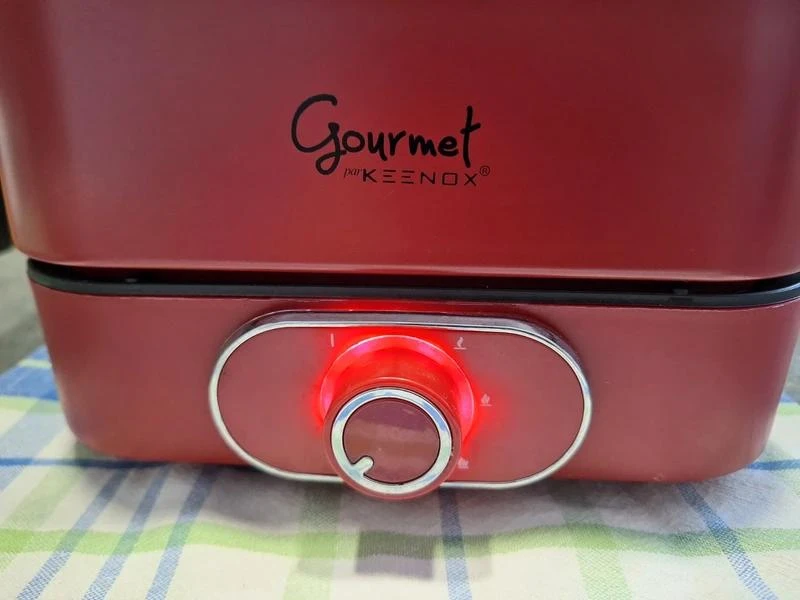 Cuiseur électrique multifonction – Gourmet par KEENOX – Rouge – Neuf – photo 5